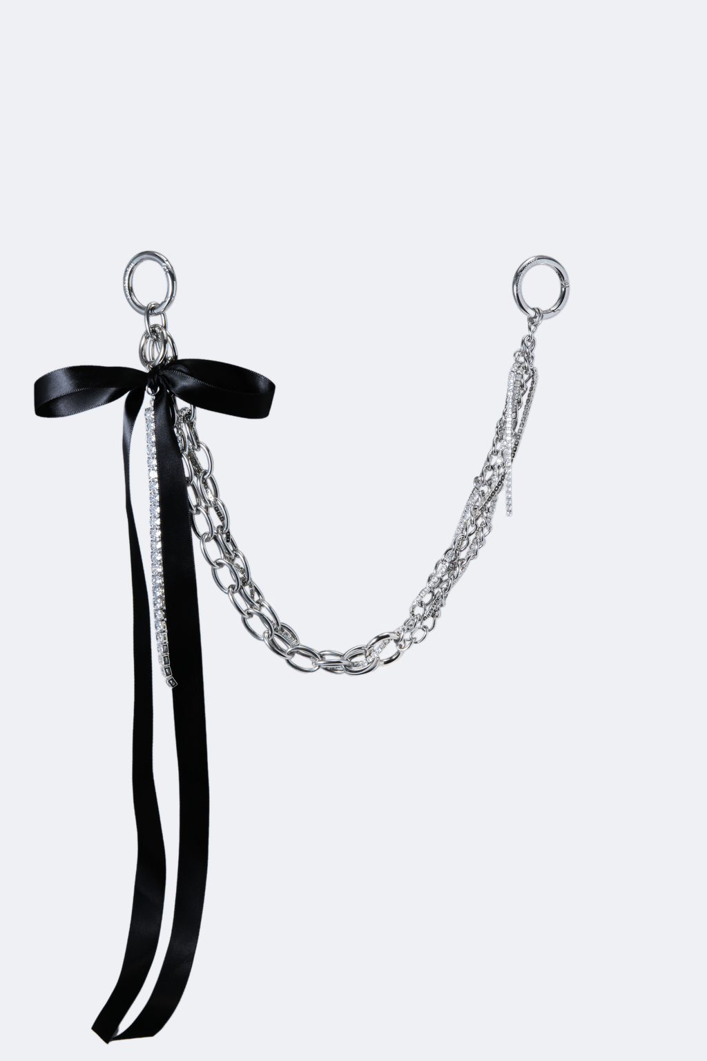 Multi-way Mixed Chain & Glimmer Bow Charm Set