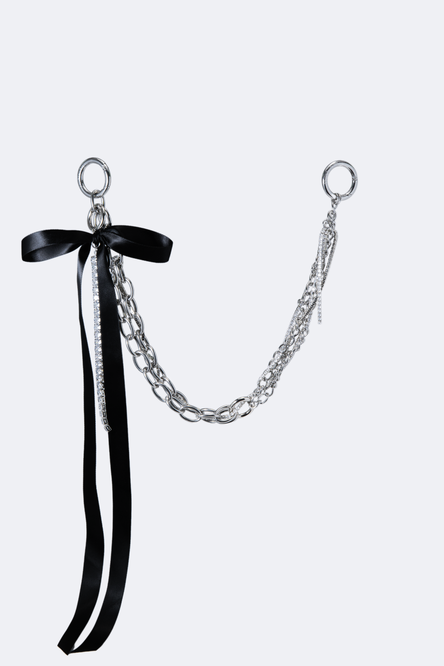 Multi-way Mixed Chain & Glimmer Bow Charm Set